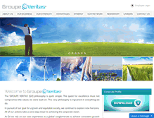 Tablet Screenshot of groupeveritas.com